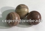 CDN1147 30mm round jasper decorations wholesale