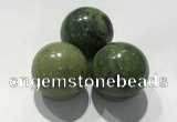 CDN1151 30mm round Canadian jade decorations wholesale