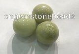 CDN1158 30mm round lemon jade decorations wholesale