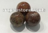 CDN1163 30mm round jasper decorations wholesale