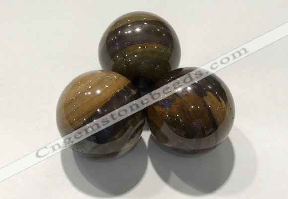 CDN1164 30mm round jasper decorations wholesale