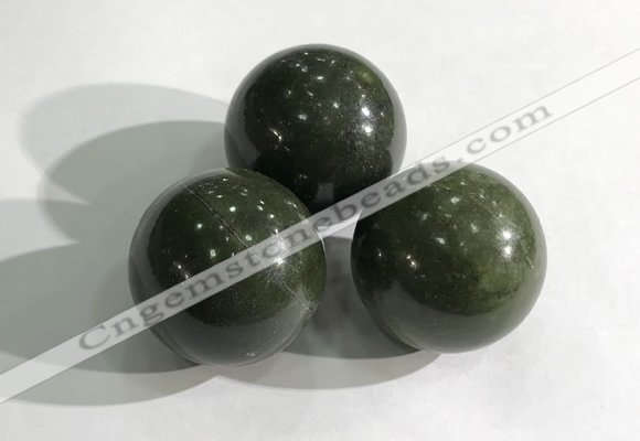 CDN1169 30mm round jasper decorations wholesale