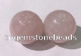 CDN1202 40mm round rose quartz decorations wholesale