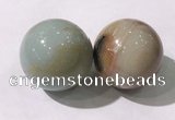 CDN1253 40mm round amazonite decorations wholesale