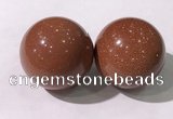 CDN1256 40mm round goldstone decorations wholesale