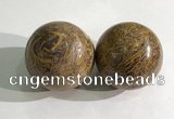 CDN1281 40mm round elephant blood stone decorations wholesale