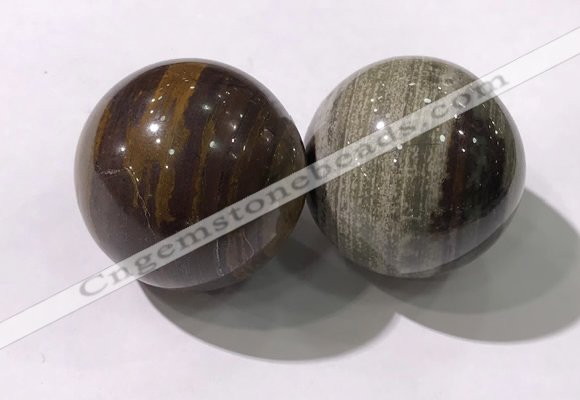 CDN1308 40mm round jasper decorations wholesale