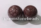 CDN1310 40mm round jasper decorations wholesale