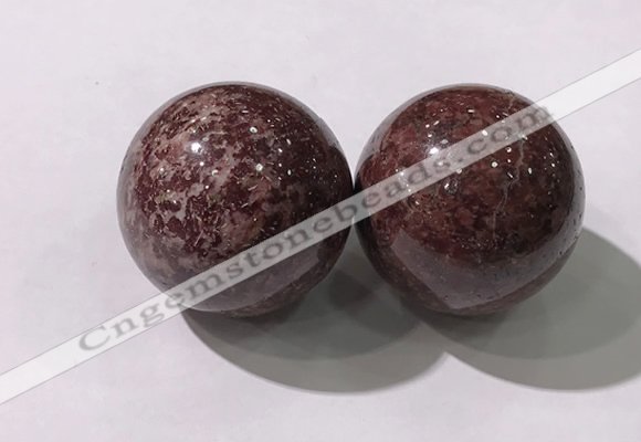 CDN1310 40mm round jasper decorations wholesale