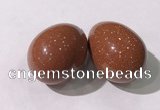 CDN1343 35*45mm egg-shaped goldstone decorations wholesale