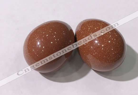 CDN1343 35*45mm egg-shaped goldstone decorations wholesale