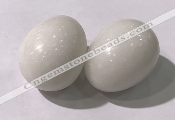 CDN1350 35*45mm egg-shaped candy jade decorations wholesale