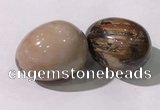 CDN1369 35*45mm egg-shaped agate decorations wholesale