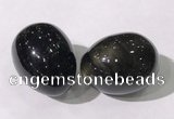 CDN1375 35*45mm egg-shaped golden obsidian decorations wholesale