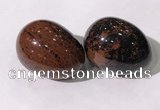 CDN1377 35*45mm egg-shaped mahogany obsidian decorations wholesale