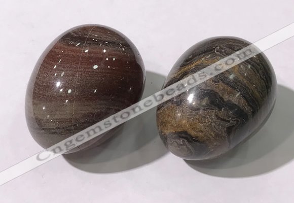 CDN1384 35*45mm egg-shaped jasper decorations wholesale