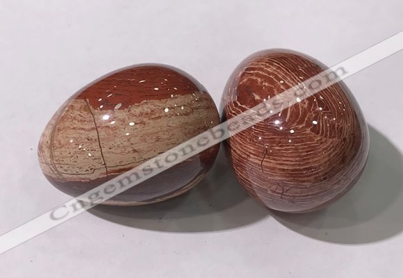 CDN1396 35*45mm egg-shaped brecciated jasper decorations wholesale