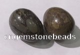 CDN1400 35*45mm egg-shaped tiger skin jasper decorations wholesale