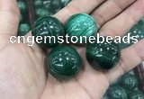 CDN21 25mm round natural malachite gemstone decorations