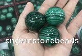 CDN22 30mm round natural malachite gemstone decorations