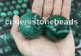 CDN23 40mm round natural malachite gemstone decorations