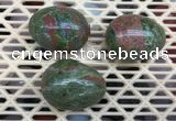 CDN309 30*40mm egg-shaped unakite decorations wholesale