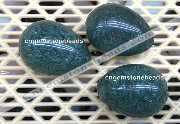 CDN312 30*40mm egg-shaped synthetic gemstone decorations wholesale