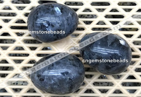 CDN322 30*40mm egg-shaped black labradorite decorations wholesale