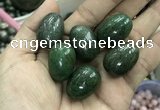 CDN33 18*25mm egg-shaped pyrite gemstone decorations wholesale