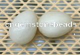 CDN335 35*50mm egg-shaped yellow jade decorations wholesale