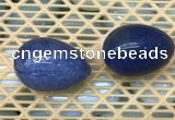 CDN336 35*50mm egg-shaped blue dumortierite decorations wholesale