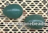 CDN337 35*50mm egg-shaped green aventurine decorations wholesale