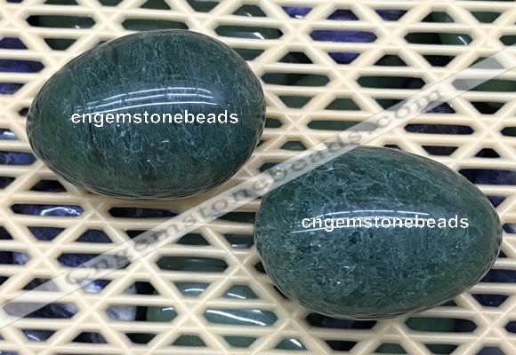 CDN353 35*50mm egg-shaped synthetic gemstone decorations wholesale