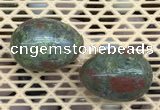 CDN355 35*50mm egg-shaped unakite decorations wholesale