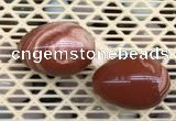 CDN363 35*50mm egg-shaped red jasper decorations wholesale