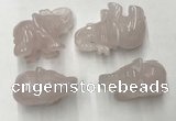 CDN380 20*40*30mm elephant rose quartz decorations wholesale