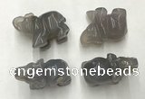 CDN386 20*40*30mm elephant grey agate decorations wholesale