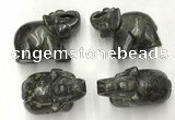 CDN390 20*40*30mm elephant dragon blood jasper decorations wholesale