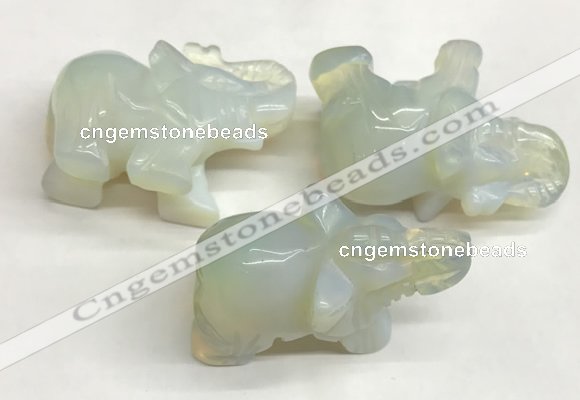 CDN401 25*50*35mm elephant opal decorations wholesale