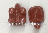 CDN452 38*55*28mm turtle cherry quartz decorations wholesale