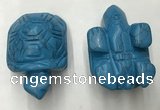 CDN455 38*55*28mm turtle imitation turquoise decorations wholesale