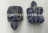 CDN456 38*55*28mm turtle blue spot stone decorations wholesale