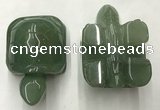 CDN458 38*55*28mm turtle green aventurine decorations wholesale