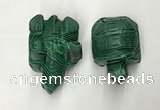 CDN463 38*55*28mm turtle imitation malachite decorations wholesale