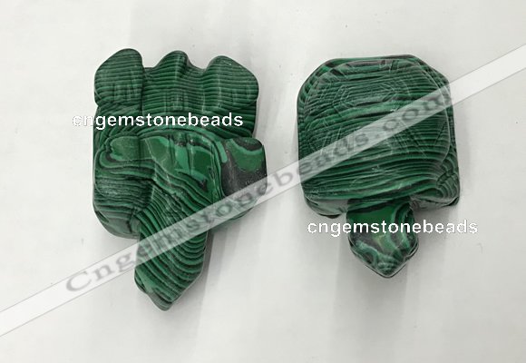 CDN463 38*55*28mm turtle imitation malachite decorations wholesale