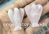 CDN471 30*40mm angel rose quartz decorations wholesale