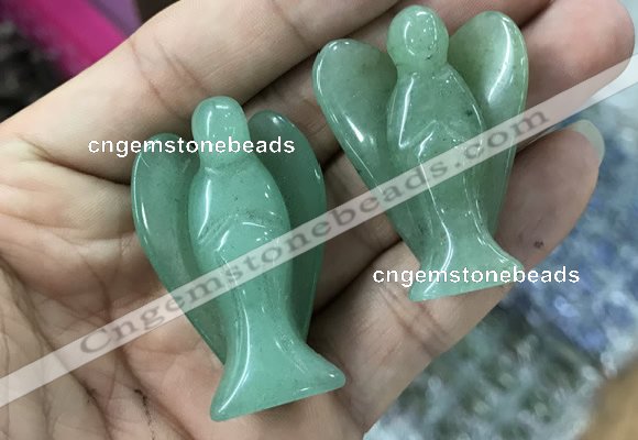 CDN480 30*40mm angel green aventurine decorations wholesale