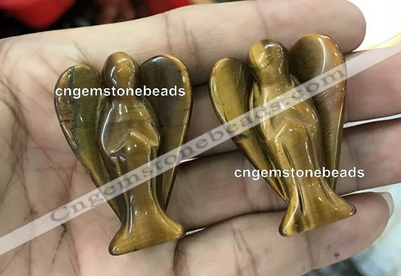 CDN484 30*40mm angel yellow tiger eye decorations wholesale