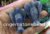 CDN494 35*50mm angel blue aventurine decorations wholesale