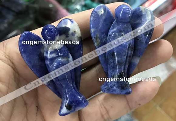 CDN495 35*50mm angel sodalite decorations wholesale